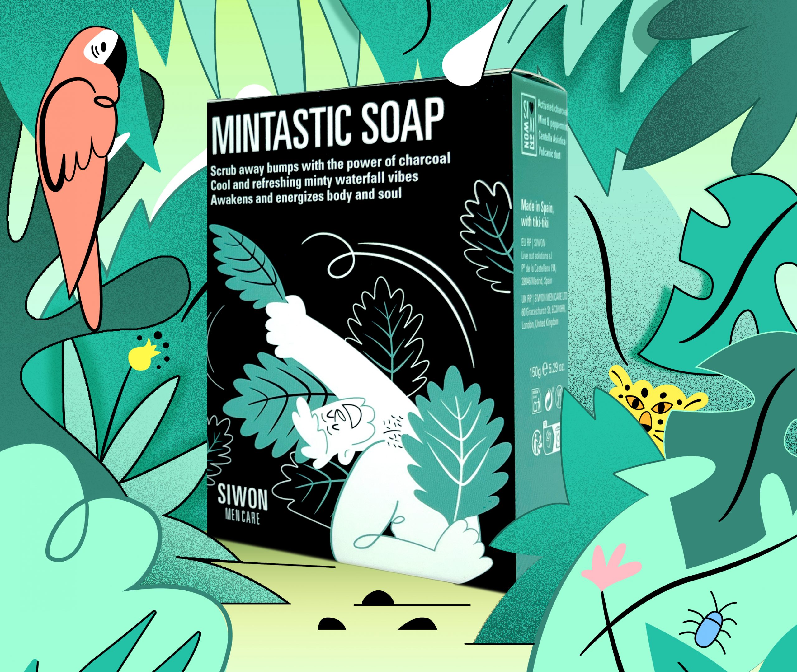 Siwon línea de jabones.